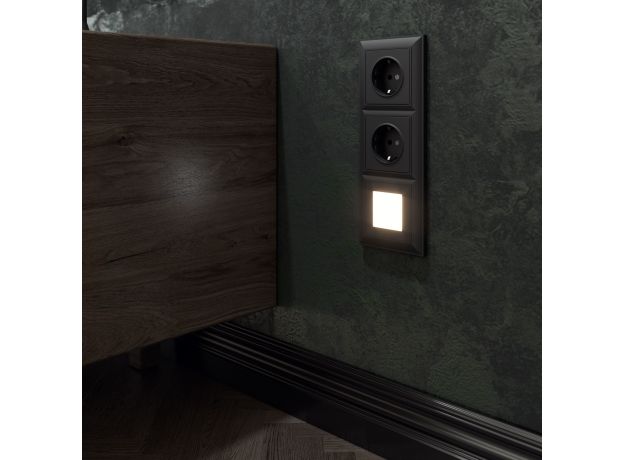 Встраиваемая LED подсветка (черный матовый) W1154308