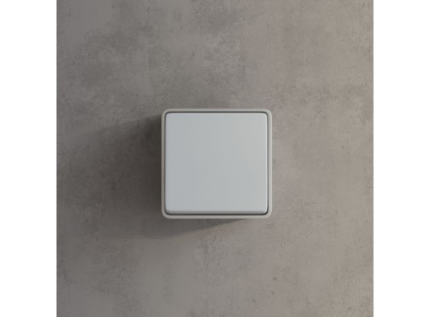 Выключатель одноклавишный Gallant белый W5010001