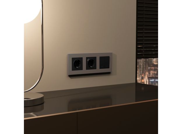 Выключатель жалюзи (черный матовый) W1124508