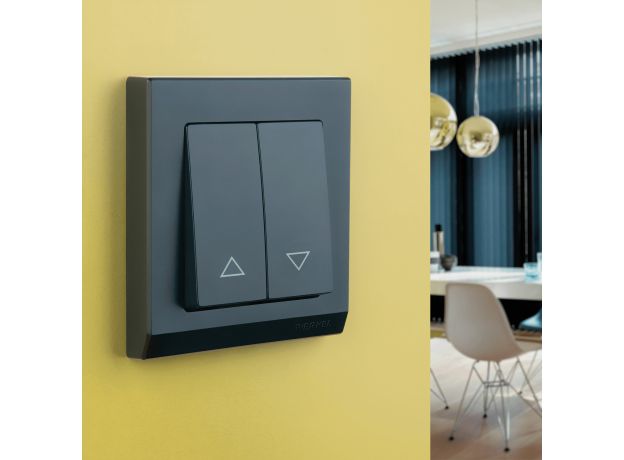 Выключатель жалюзи (черный матовый) W1124508