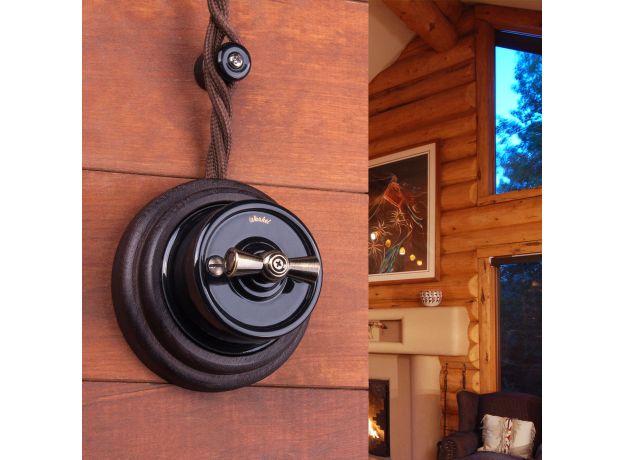 Ретро кабель витой  2х2,5 коричневый 50 м W6452614