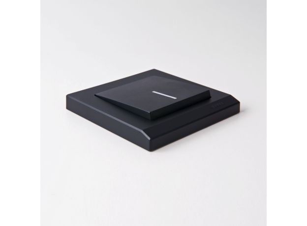 Рамка из поликарбоната на 1 пост Stark черный W0011808