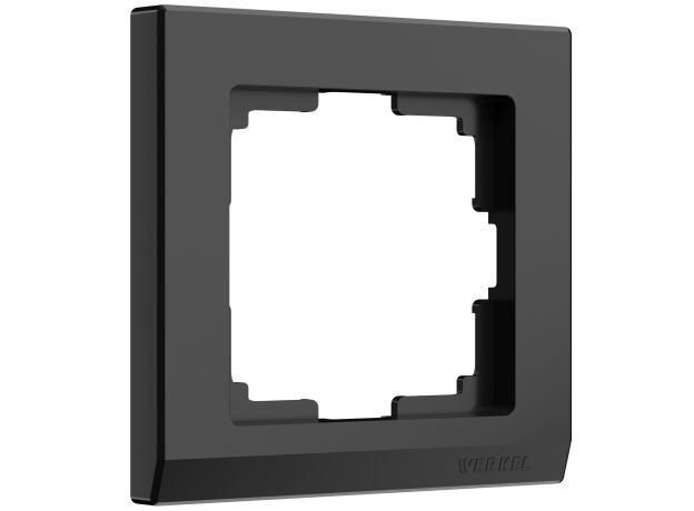 Рамка из поликарбоната на 1 пост Stark черный W0011808