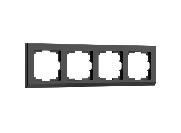 Рамка из поликарбоната на 4 поста Stark черный W0041808