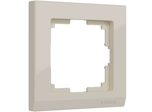 Рамка из пластика на 1 пост Stark слоновая кость W0011803