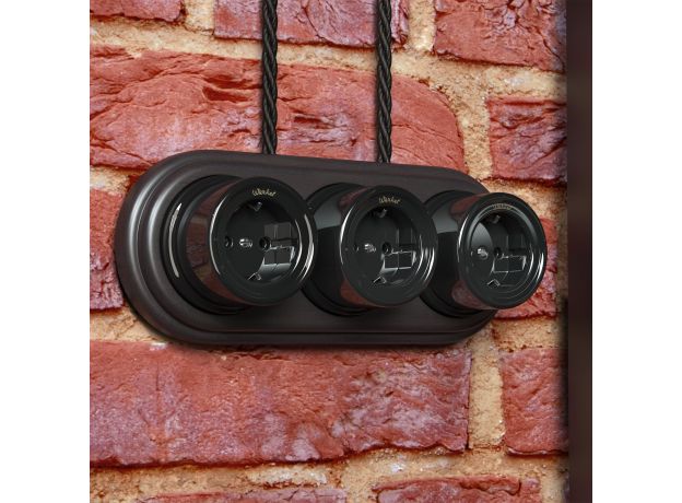 Рамка на 3 поста венге W0035226