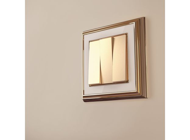 Набор клавиш для выключателя трехклавишного (шампань) W1139011