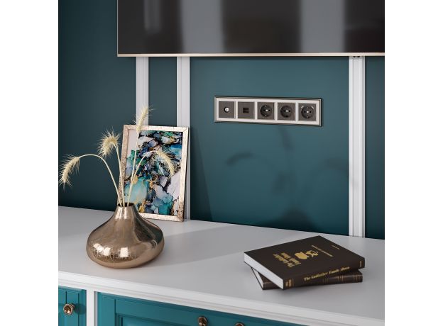 Накладка для TV розетки оконечной (бронзовый) W1193012