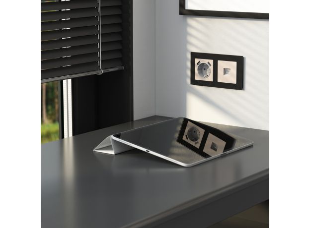 Накладка для USB розетки перламутровый рифленый W1179513