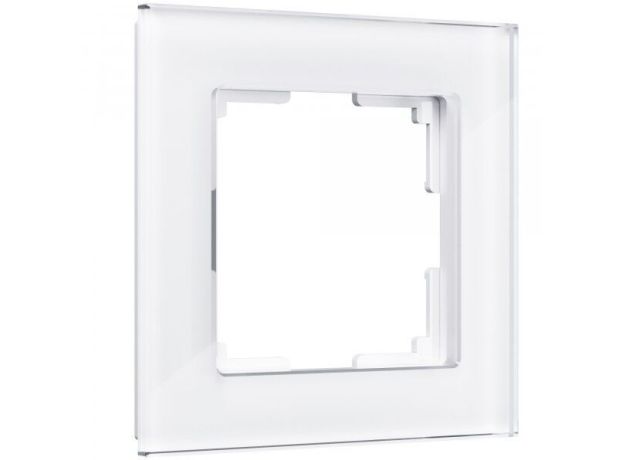 Рамка из стекла на 1 пост Favorit белый W0011101