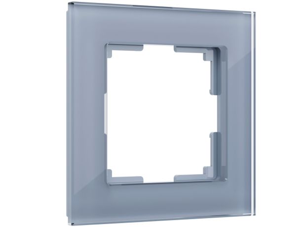 Рамка из стекла на 1 пост Favorit серый W0011115