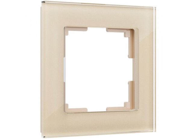 Рамка из стекла на 1 пост Favorit шампань W0011111