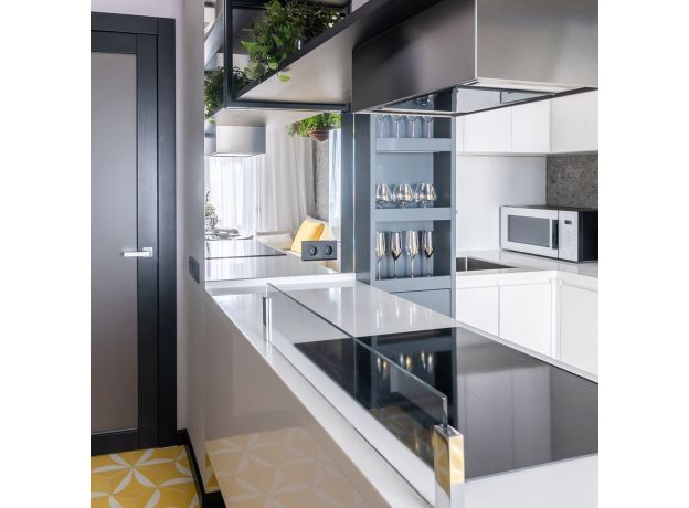 Рамка из поликарбоната на 2 поста Stark черный W0021808