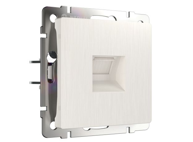 Розетка Ethernet RJ-45 (перламутровый рифленый) W1181013