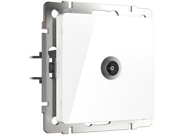 ТВ-розетка проходная (белый) W1184001