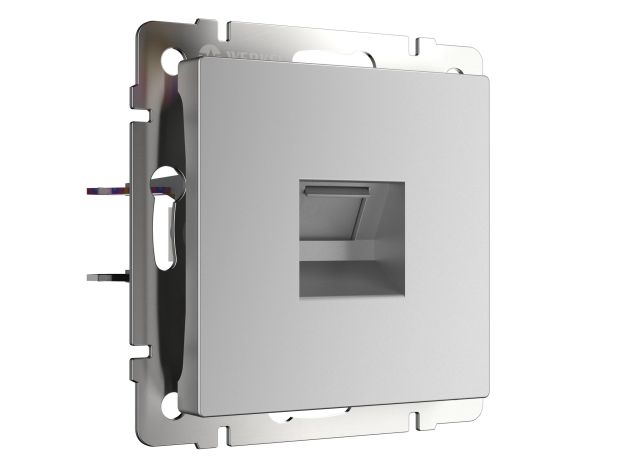 W1181006/ Розетка Ethernet RJ-45 (серебряный) W1181006