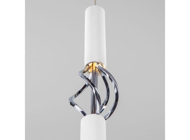 Подвесной светодиодный светильник 50191/1 LED белый/хром