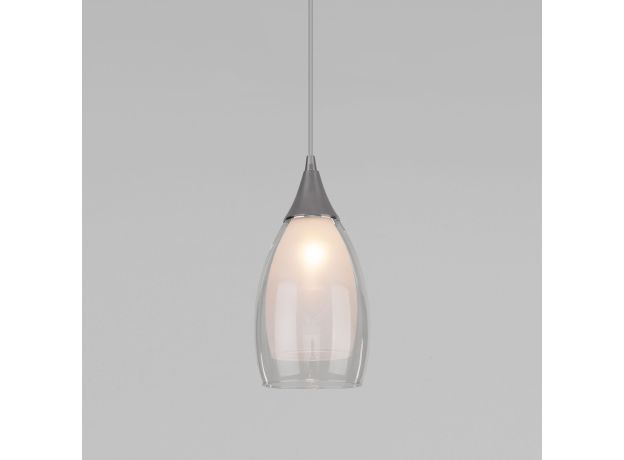 Подвесной светильник со стеклянным плафоном 50085/1 хром
