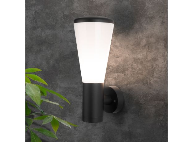 Настенный уличный светильник IP54 чёрный 1416 TECHNO