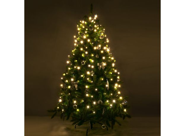 Гирлянда занавес на ель теплый белый 0,45*1,5м IP20 200-003 теплый белый