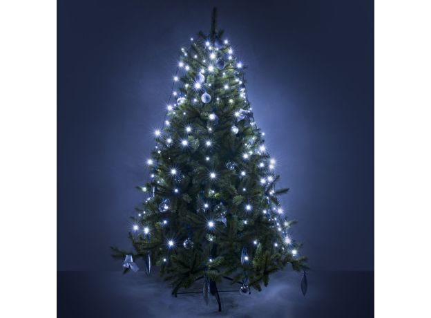 Гирлянда занавес на ель белый 0,45*1,5м IP20 200-003 белый