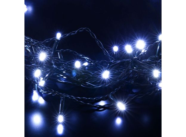 Гирлянда занавес на ель белый 0,45*1,5м IP20 200-003 белый