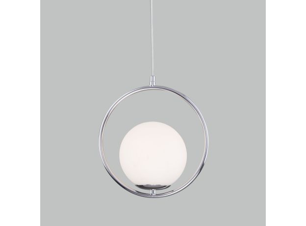 Подвесной светильник со стеклянным плафоном 50089/1 хром