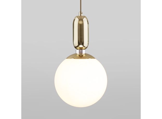 Подвесной светильник со стеклянным плафоном 50197/1 золото