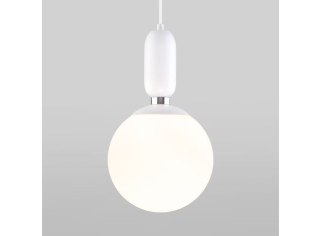 Подвесной светильник со стеклянным плафоном 50197/1 белый