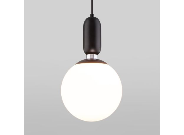 Подвесной светильник со стеклянным плафоном 50197/1 черный