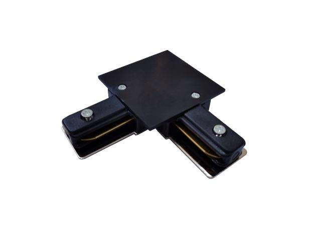 Коннектор угловой для однофазного встраиваемого шинопровода черный TRCM-1-1-L-BK