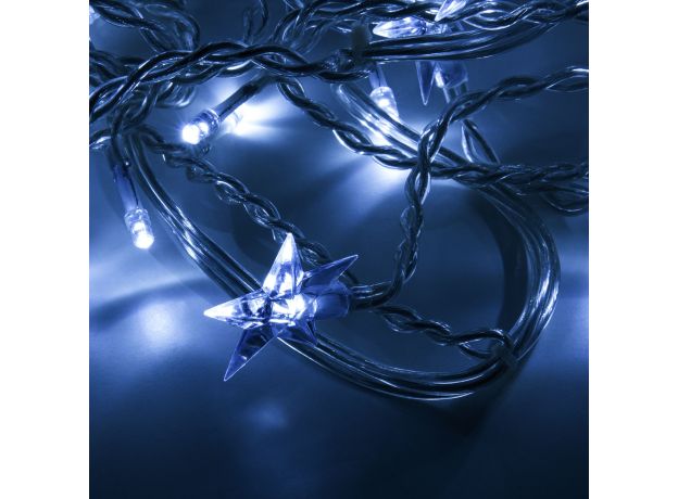 Гирлянда бахрома белый 1,8*0,5м IP20 100-002 белый