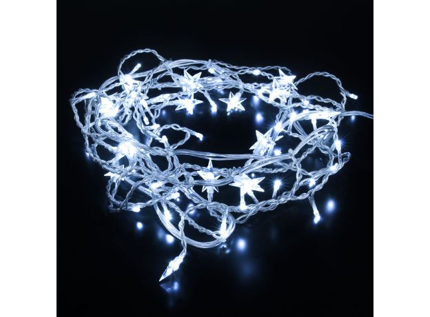 Гирлянда бахрома белый 1,8*0,5м IP20 100-002 белый