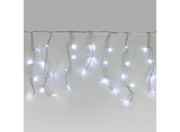 Гирлянда бахрома белый 1,8*0,5м IP20 100-002 белый