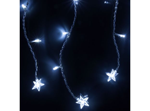 Гирлянда бахрома белый 1,8*0,5м IP20 100-002 белый