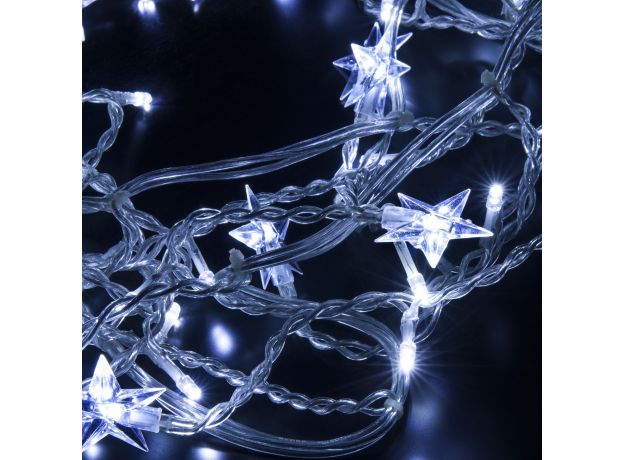 Гирлянда бахрома белый 1,8*0,5м IP20 100-002 белый