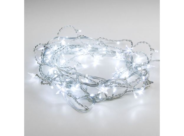 Гирлянда бахрома белый 1,8*0,5м IP20 100-002 белый