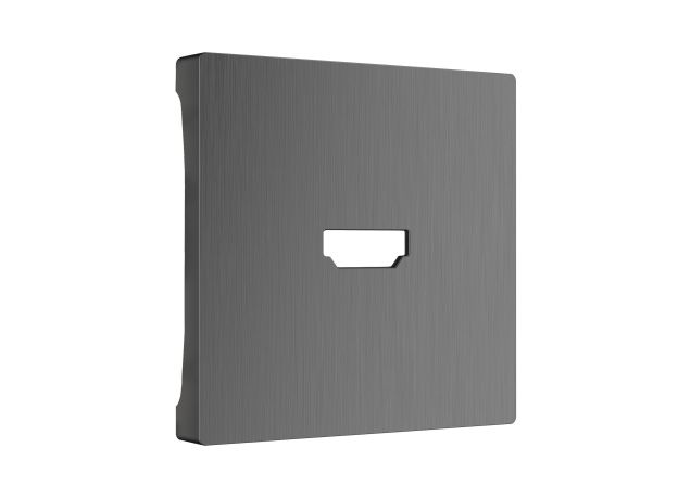 Накладка для розетки HDMI (графит рифленый) W1196004