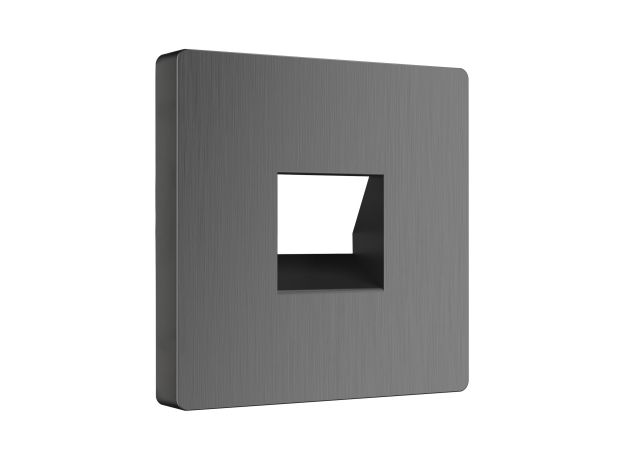 Накладка для телефонной розетки RJ-11 (графит рифленый) W1192004