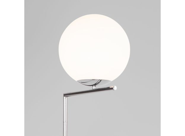 Торшер со стеклянным плафоном 01083/1 хром