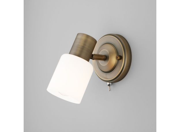 Настенный светильник с поворотным плафоном 20089/1 бронза