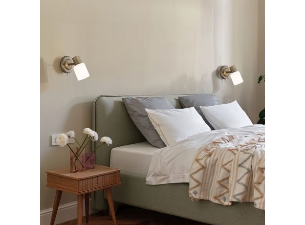 Настенный светильник с поворотным плафоном 20089/1 бронза