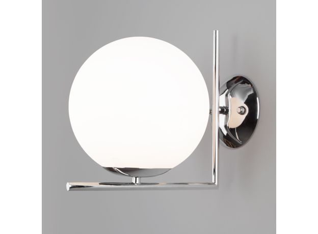 Настенно-потолочный светильник со стеклянным плафоном 70153/1 хром