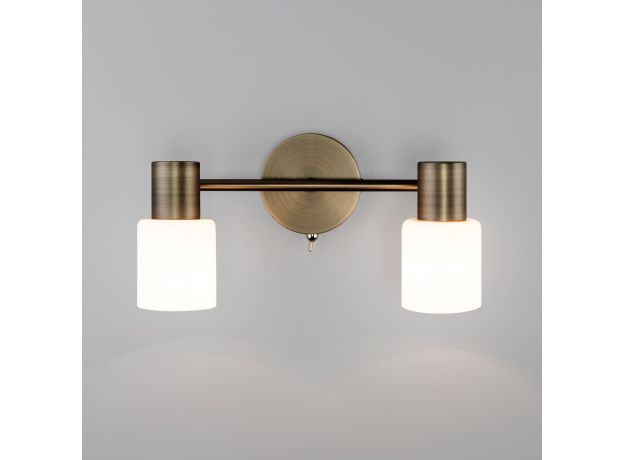 Настенный светильник с поворотными плафонами 20089/2 бронза