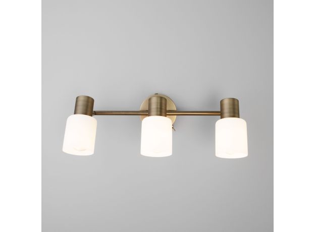 Настенный светильник с поворотными плафонами 20089/3 бронза
