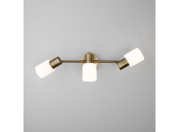 Настенный светильник с поворотными плафонами 20089/3 бронза