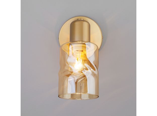 Настенный светильник с выключателем 20120/1 перламутровое золото