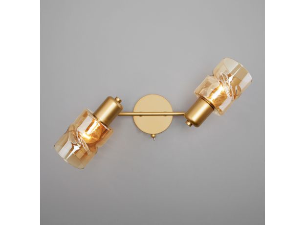 Настенный светильник с выключателем 20120/2 перламутровое золото