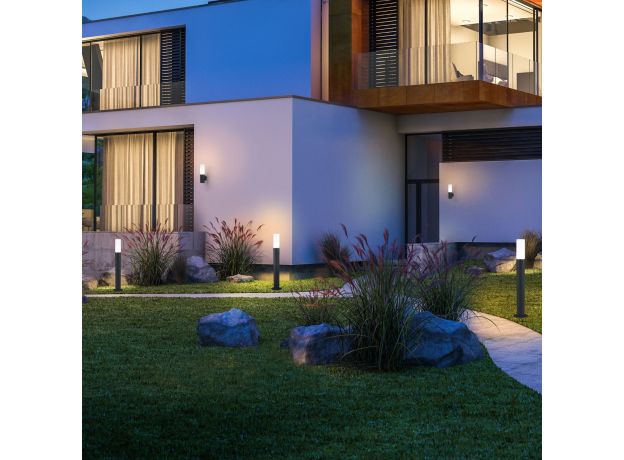 Настенный уличный светильник чёрный IP54 1418 TECHNO