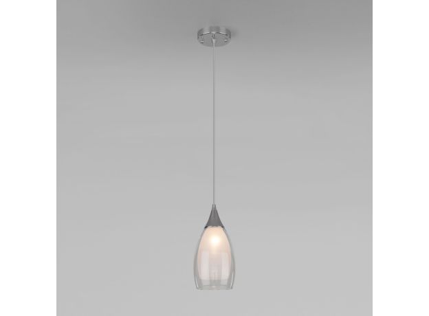Подвесной светильник со стеклянным плафоном 50085/1 хром